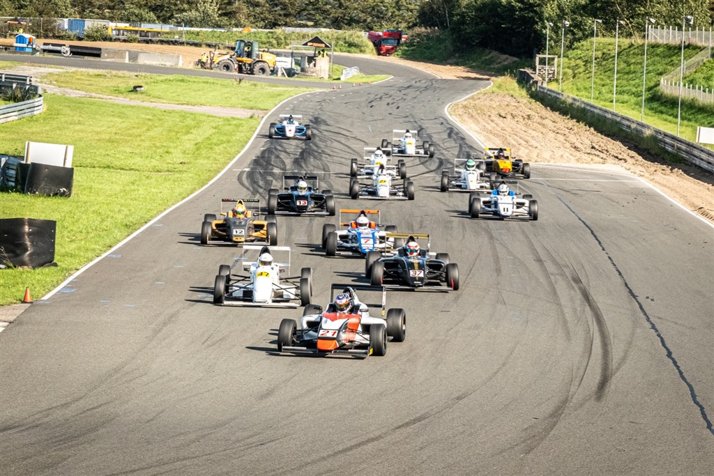 Første formelsejr kom på Ring Djursland.
(Foto: Grippo)